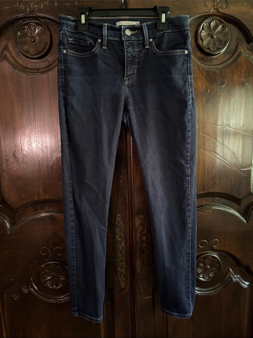 Levi Classic Dark Blue Skinny Jeans - Women